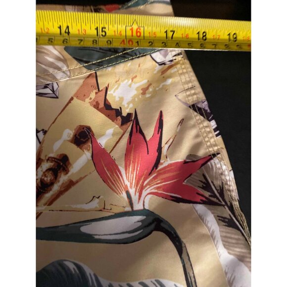 Circa Beach Board Shorts Floral AOP Mens 32 10" Swim Trunks - Picture 4 of 6